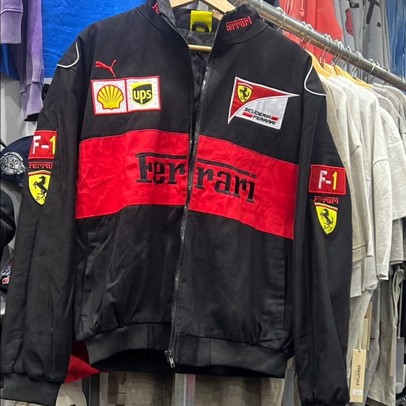 Ferrari Other - Ferrari Black and Red Racing Jacket